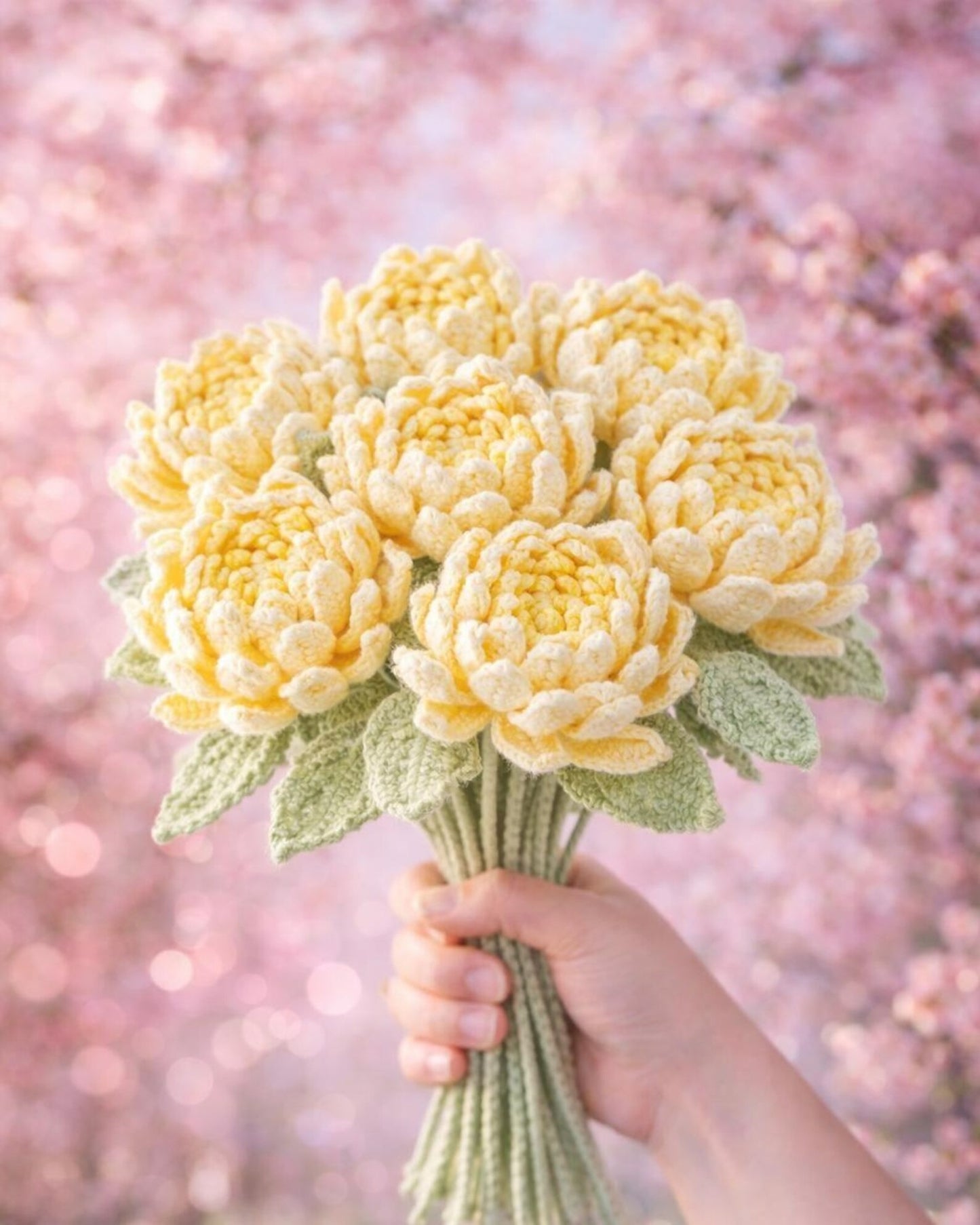 Layered Floral Arrangement Advanced Crochet Pattern