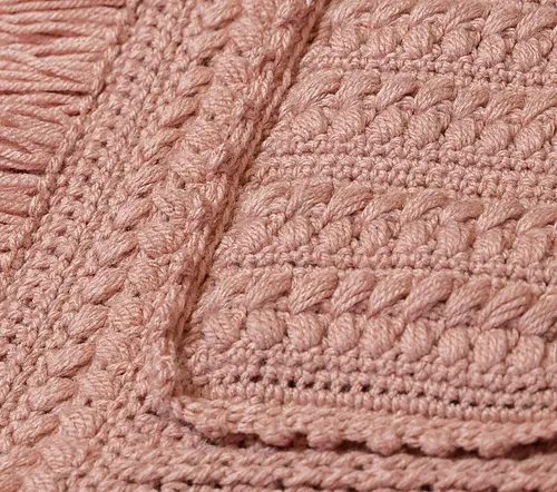 Textured Pocket Shawl Crochet Pattern