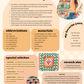 Rainbow Patch Granny Cardigan Crochet Pattern — Materials & gauge sample — PDF preview