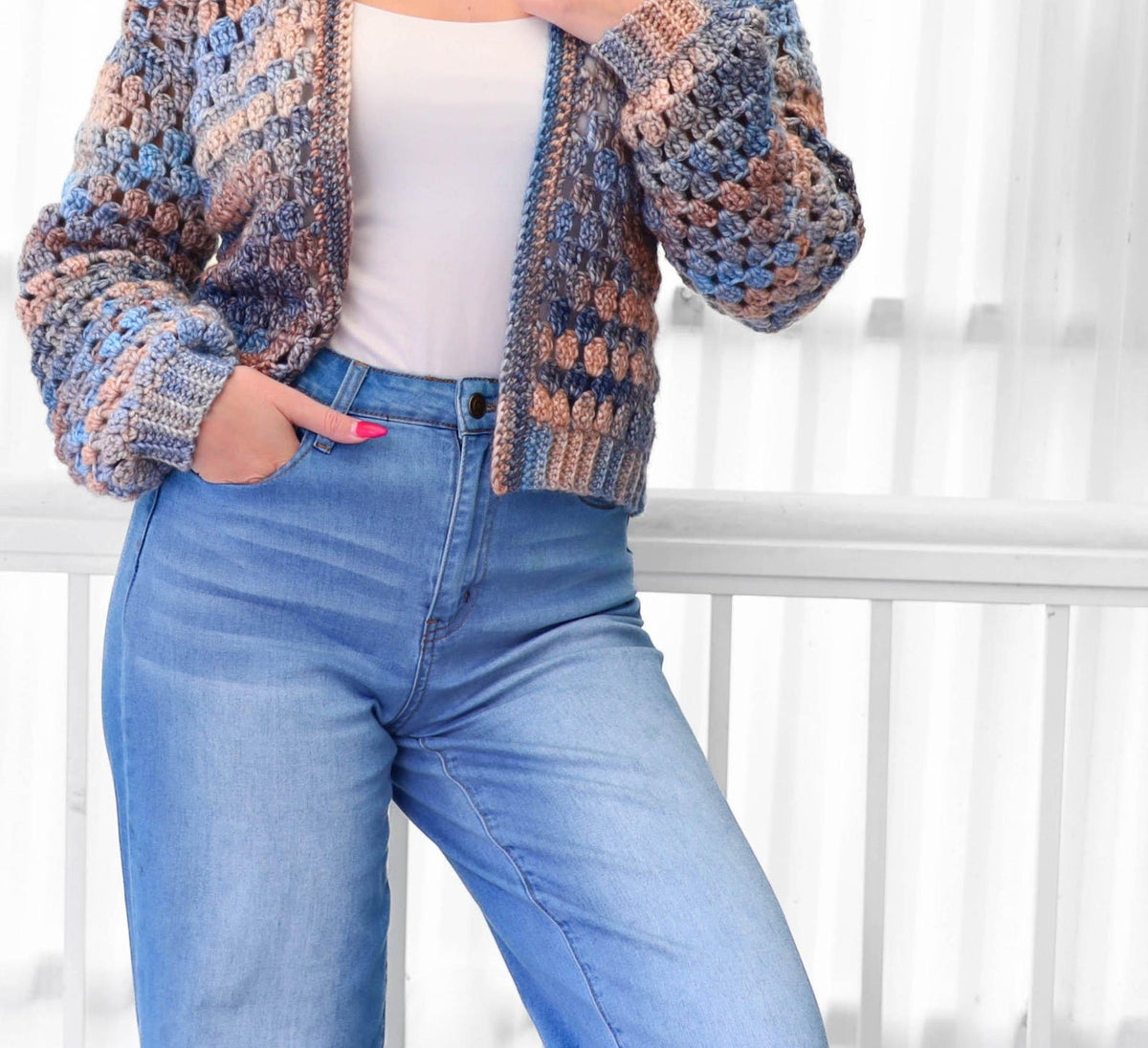 Easy Eloise Granny Cardigan Crochet Pattern