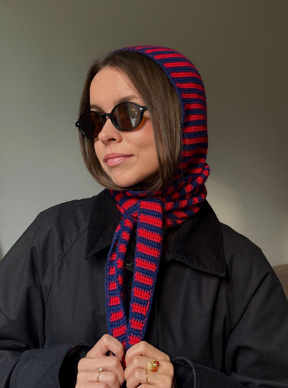 Easy Mila Scarf Hood Crochet Pattern