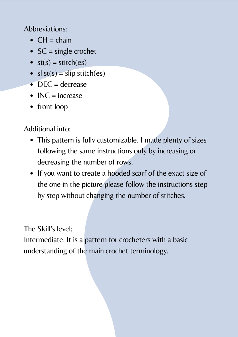 Preview the Pattern PDF — Materials & fit notes